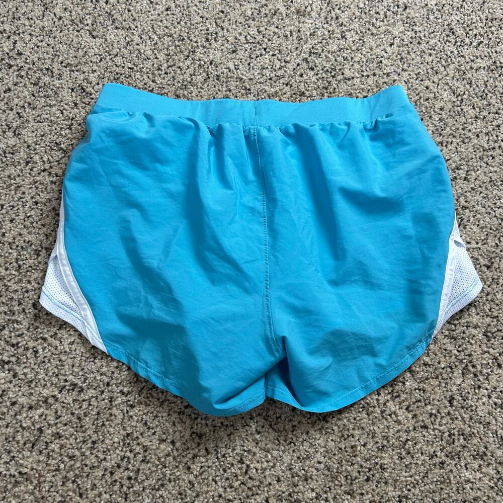 Under Armour Womens Athletic Shorts Size Small Brief Lined Blue Drawstring - Picture 2 of 5